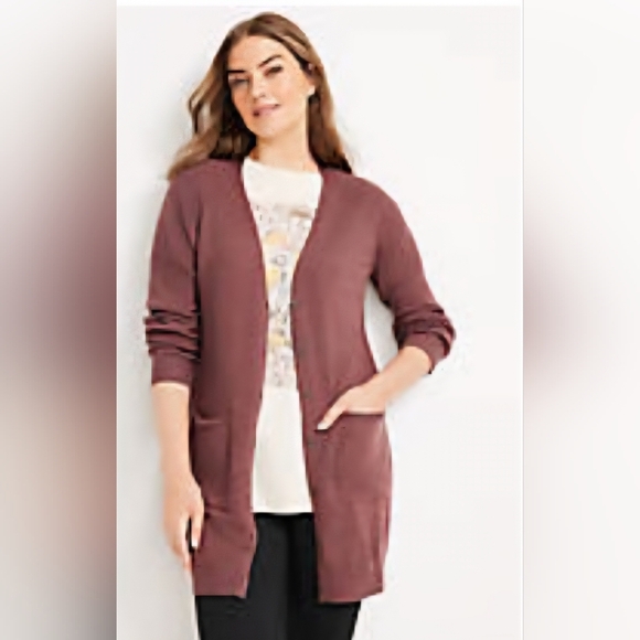 NEW! Maurice's Soild Boyfriend Cardigan Sweater, NWT, Size XL - Picture 1 of 4